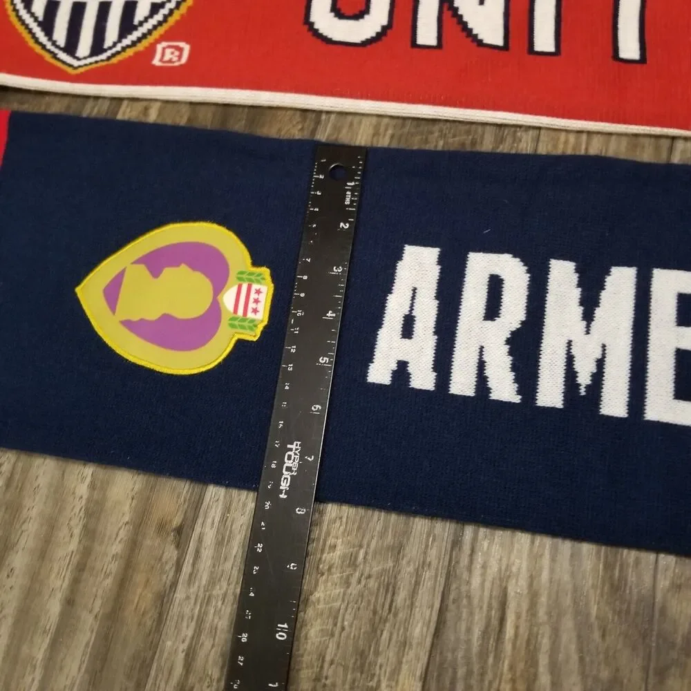 Lockheed Martin Armed Forces Bowl Scarf Military/ Purple Heart 60 In‎ Lot Of Two